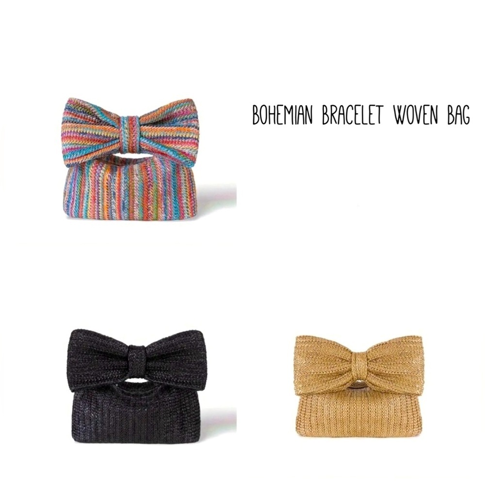 NWT-Bohemian Bracelet Woven Bag